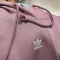 adidas/阿迪达斯卫衣女装新款运动服加绒保暖连帽套头衫 HJ7858 D