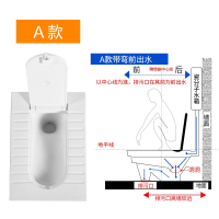 闪电客隐形藏带盖板翻盖式蹲便器大便器水箱整套坑厕池可配智能感应水箱