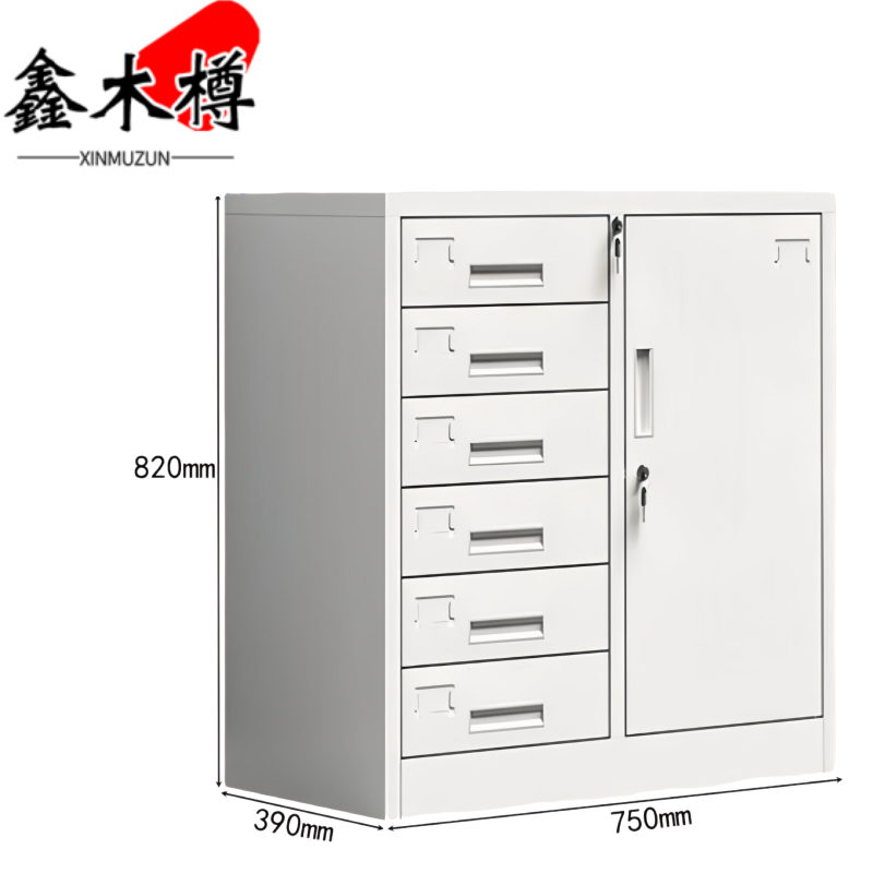 鑫木樽矮柜偏6斗台高清大图