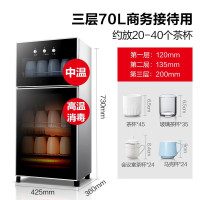 SAMPO 德玛仕茶杯消毒柜商用立式单位办公室用小型台式消毒碗柜3层70L