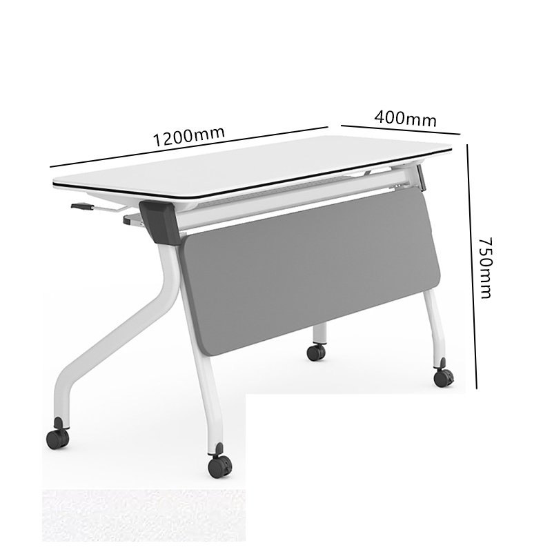 榭邦 办公家具 1.2米折叠会议桌 1200*400*750mm高清大图
