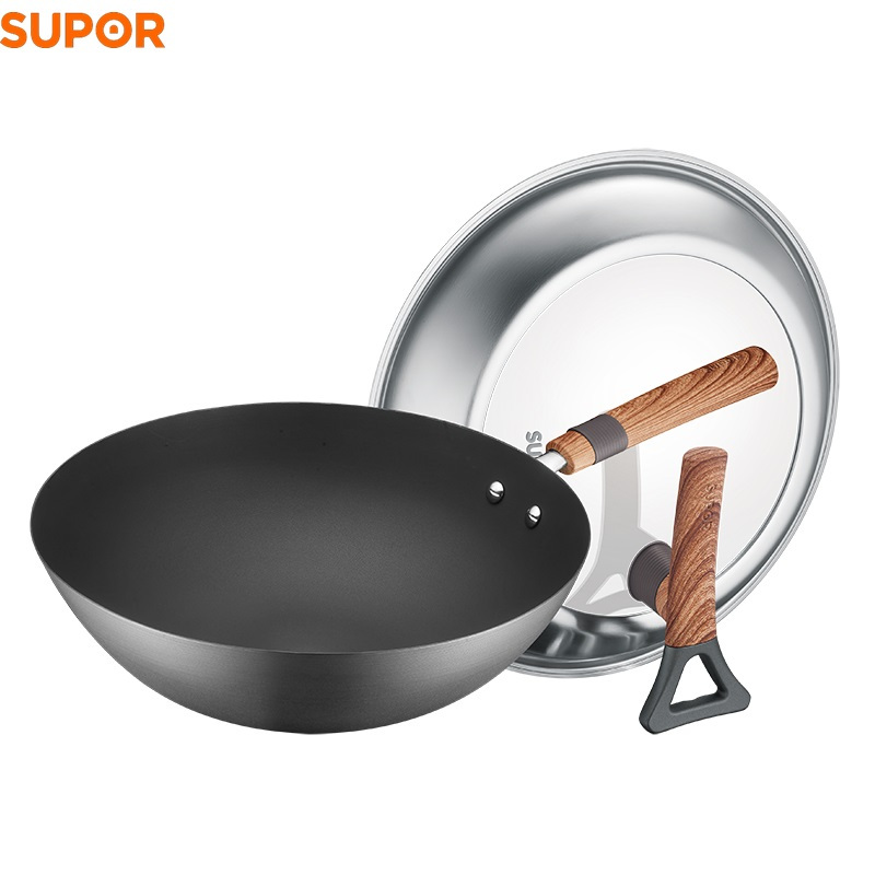 苏泊尔(SUPOR)有钛真不锈铁锅·可立盖 30cm HC30A1