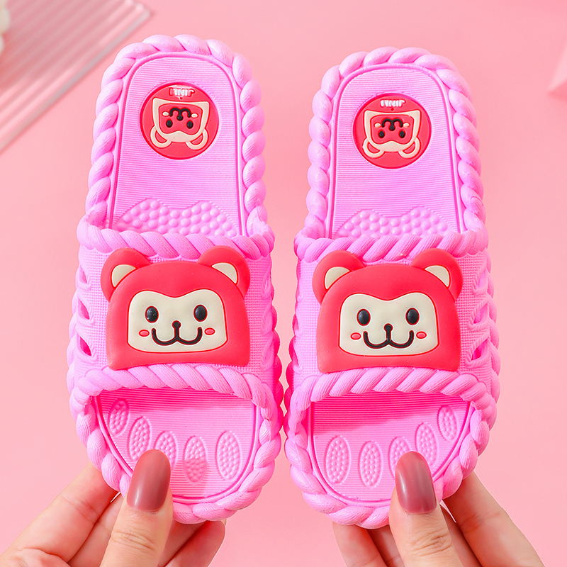 儿童拖鞋女夏季小中大童男童卡通可爱浴室内防滑软底女童凉拖鞋夏