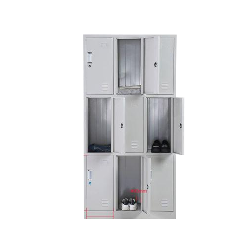 九门更衣柜储物柜收纳柜铁皮柜高1800*900*420mm厚度1mm 单位:件高清大图