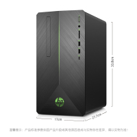 惠普（hp）光影精灵II代690-078ccn 游戏台式机电脑单主机Intel i7-8700 16GB 1TB+256GB GTX1060 6G 黑色 搭配27EA显示器 送键鼠