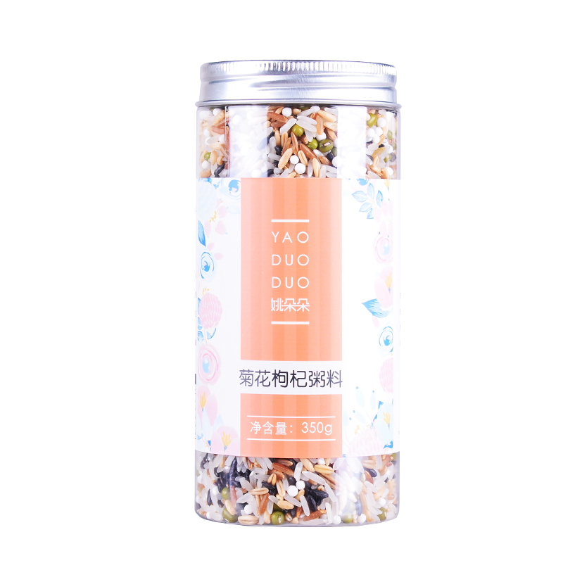 姚朵朵 菊花枸杞粥料350g罐装 五谷杂粮 粗粮营养粥杂粮粥 早餐粥料