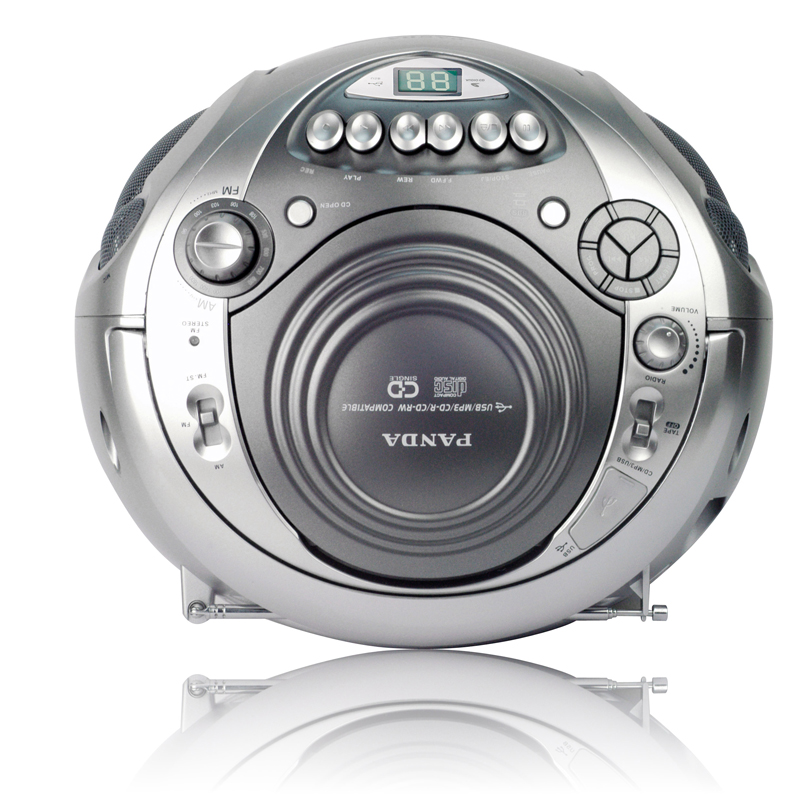 PANDA/熊猫 CD-106 手提式CD播放机收录机教学机MP3播放器USB磁带机两波段立体声