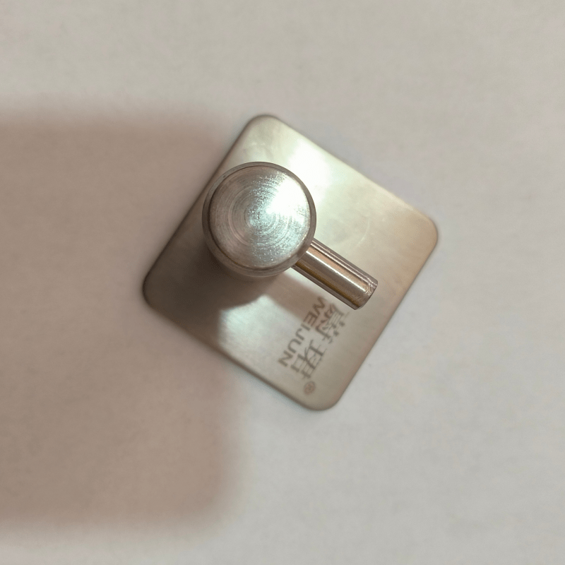 蔚珺304不锈钢拉丝衣帽钩粘钩通用型个高清大图