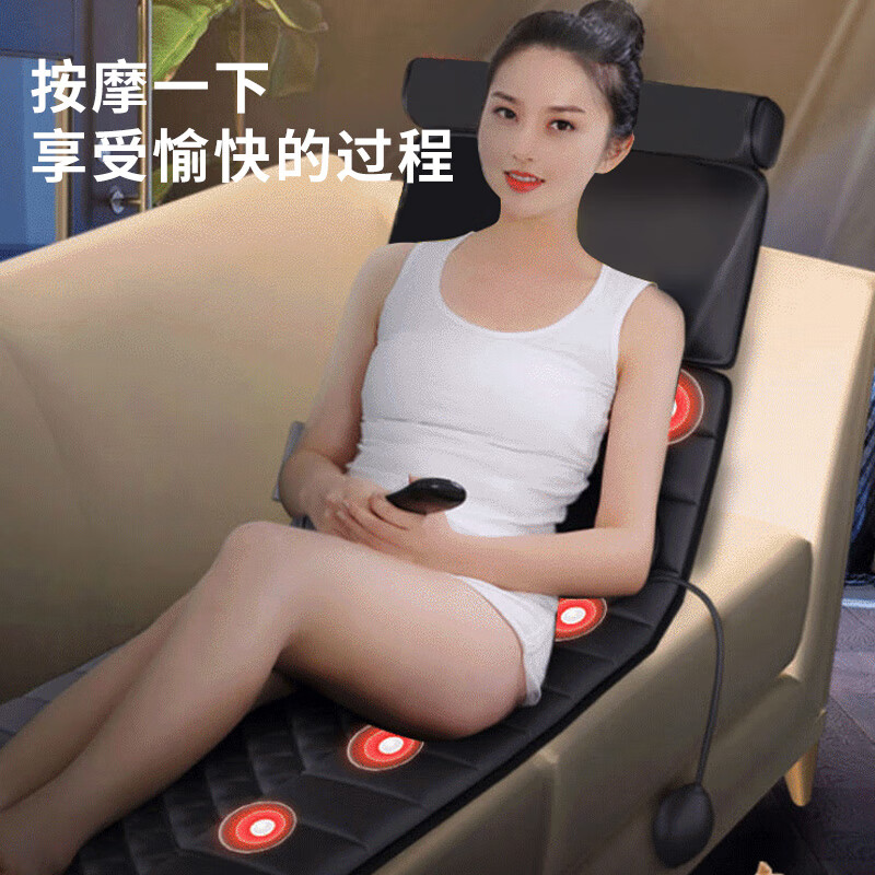 勒德威 泰式开背按摩垫 全身多功能家用按摩靠垫颈椎背部热敷腰臀部 AZ-018高清大图