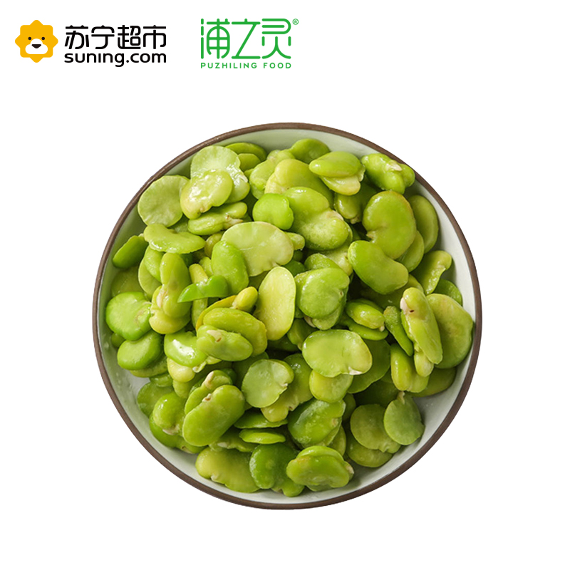 浦之灵 去皮蚕豆仁 欧式蚕豆瓣 冷冻蔬菜 300g/袋装高清大图