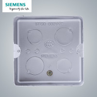 西门子（SIEMENS）开关插座 金属暗装地插底盒 高强度型5TG00001NC