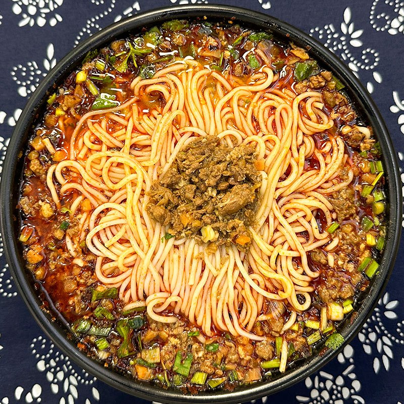 老徐州酱香米线258g/袋 网红开心干拌米粉小吃美食好吃老味速食徐州