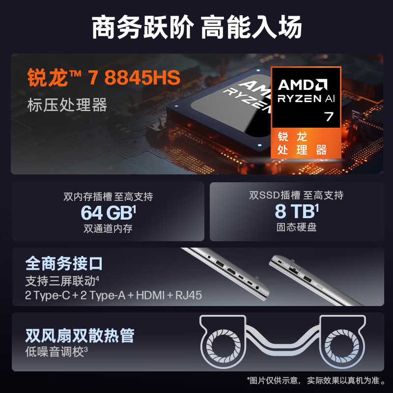 2024款 惠普(HP)战99 16英寸商务办公学习本定制高性能移动工作站AI笔记本电脑设计师本(锐龙R7-8845HS 64G内存 1TB固态 低蓝光2.5K屏 120HZ高刷)