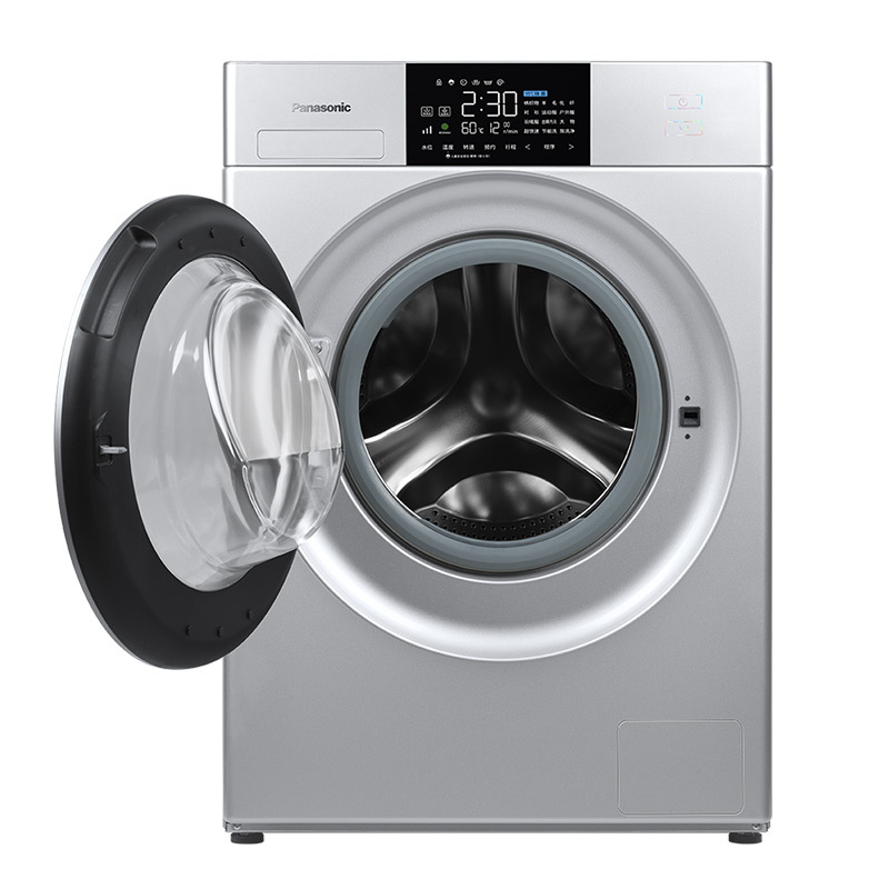 松下(Panasonic)XQG100-EG156 10KG洗烘一体滚筒洗衣机 光动银离子除菌 智能烘干变频