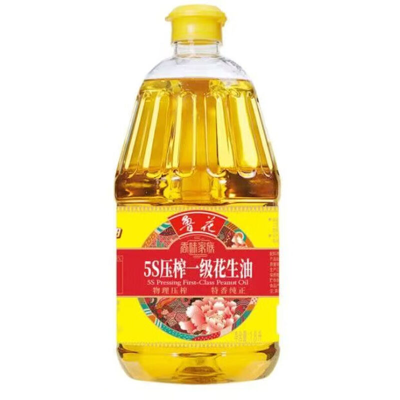 鲁花 香味家族系列 5S压榨 一级花生油 1.8L高清大图