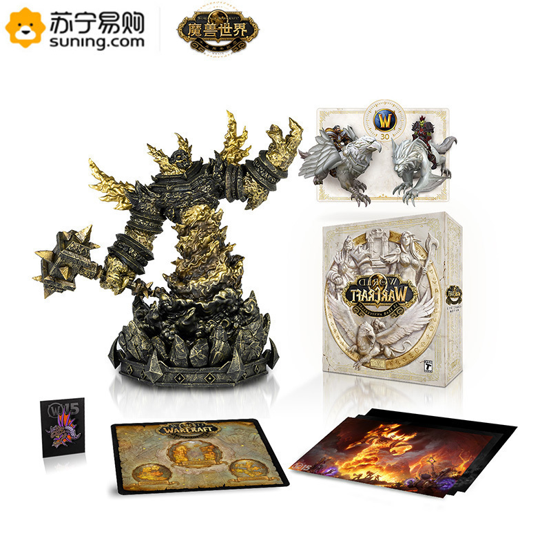 魔兽世界手办十五周年收藏家限定礼盒游戏雕像典藏版实体礼包