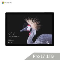 微软(Microsoft) surface Pro i7 16GB 1TB 12.3英寸银色笔记本平板电脑二合一