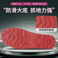 洁艺匠中筒防水雨鞋 YXH02 黑色单鞋款