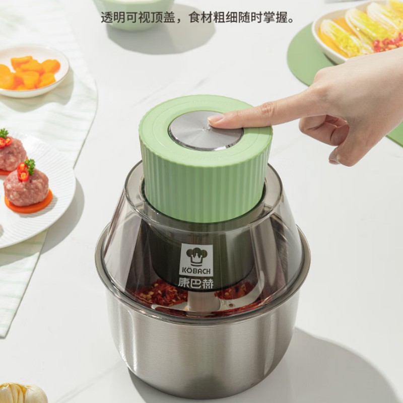 康巴赫百味1.8L绞肉机搅拌机料理机KJS-331高清大图
