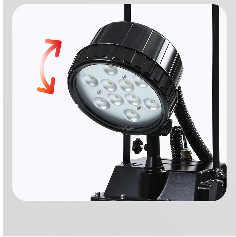 西瑞思-防爆灯XRS-QM 移动工作灯 应急立式照明灯/个(30W-2.8m三角架升降式)高清大图