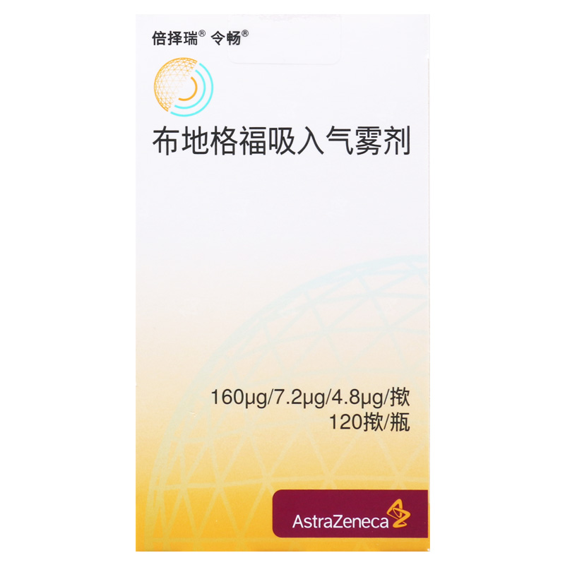 阿斯利康布地格福吸入气雾剂1瓶/盒高清大图