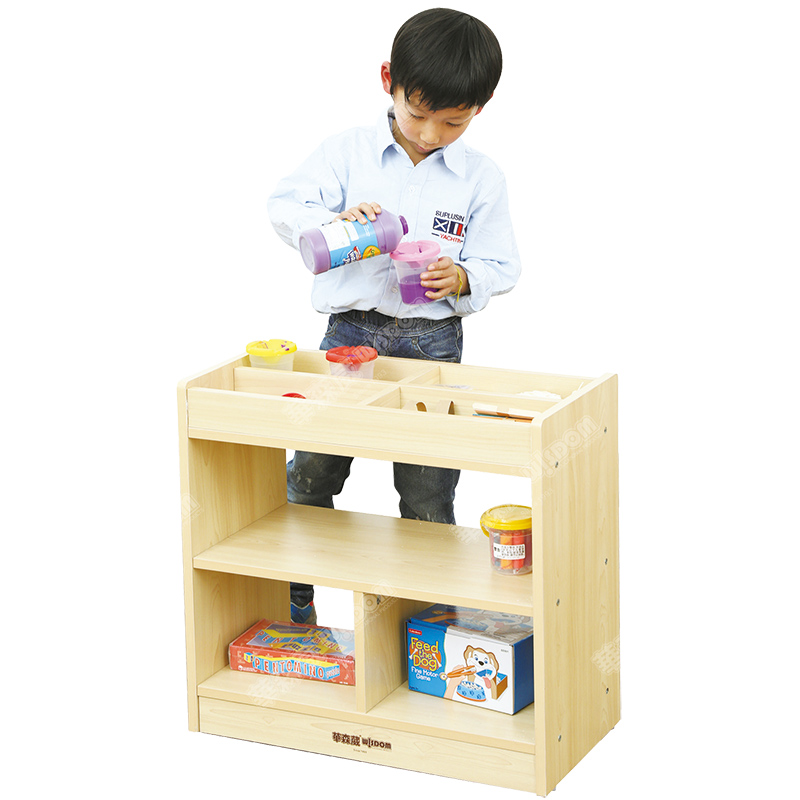 华森葳儿童家具 克利美劳用品柜高清大图