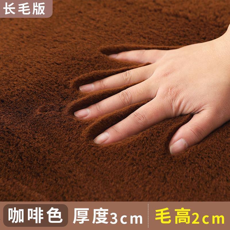 卧室地毯床边毯满铺房间脚垫飘窗窗台垫子加厚床前毛绒小地毯可爱