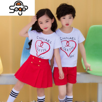 幼儿园园服夏装新款小学生班服夏天校服儿童夏季运动套装短袖