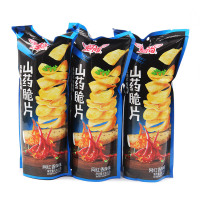 爱尚 薯片 香辣味60g+番茄味60g+咸蛋黄味60g山药脆片(休闲零食香脆山药片)8