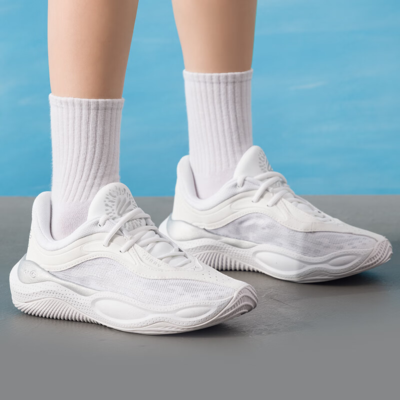 安德玛(Under Armour)男女鞋新款篮球鞋实战训练比赛运动鞋3028460-100 ZP高清大图