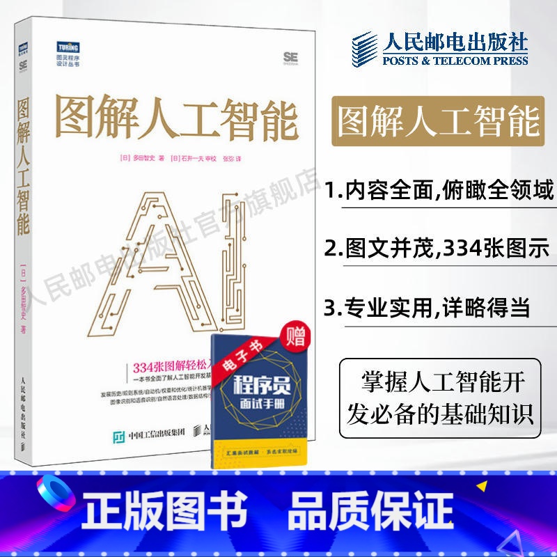 【正版】图解人工智能 图解深度学习机器学习人工智能教程计算机网络程序设计入门零基础自学编程开发从入门到精通书籍