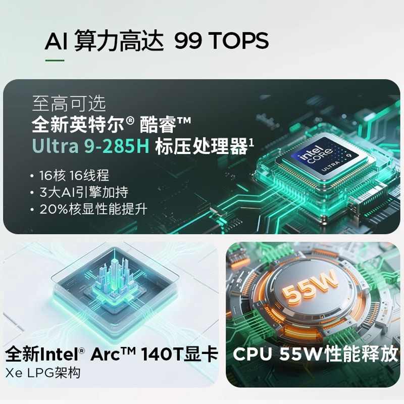联想 T14P-0KCDUltra9-285H/32G/1Tssd/RTX5050 14.5英寸超轻薄便携商务笔记本电脑高清大图