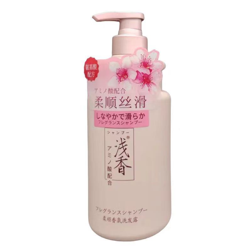浅香(ASAKA)日本晚樱花萃洗发露 (柔顺型) 720g(单位:件)高清大图