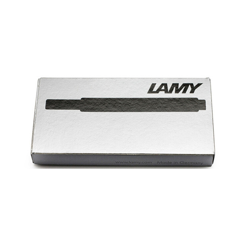 凌美(LAMY)笔芯 T10 签字笔钢笔墨水水笔专用一次性墨水胆笔芯 5支一盒