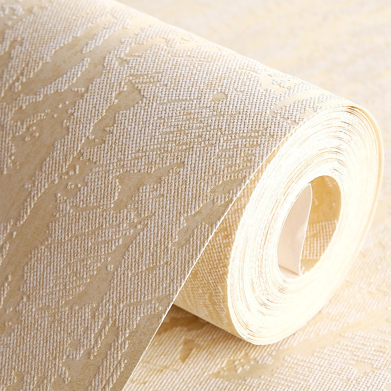 BONJEAN素色无纺布墙纸包贴包施工安装客厅卧室电视背景墙布现代简约壁纸 注：墙纸+施工全包价10卷起售仅墙纸