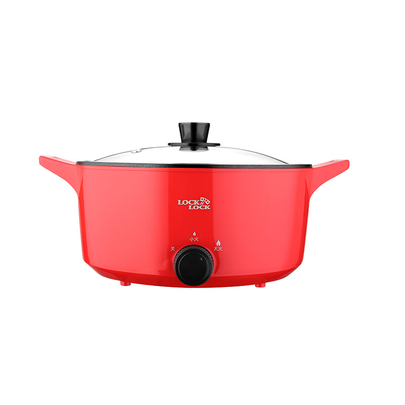 乐扣乐扣(LOCK&LOCK) 多用途锅家用多功能大容量电火锅 EJP1157RED