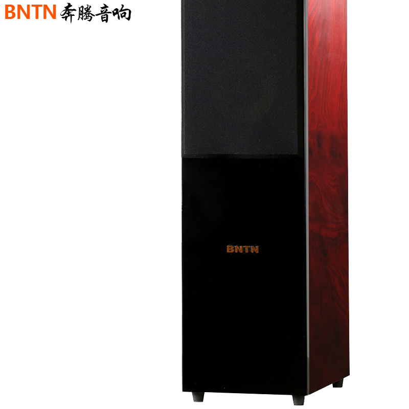 奔腾(BNTN)前置音响 家庭影院主音箱 2.0声道HiFi/木质/高保真落地箱 需搭配功放 送音箱线10米 加州2号