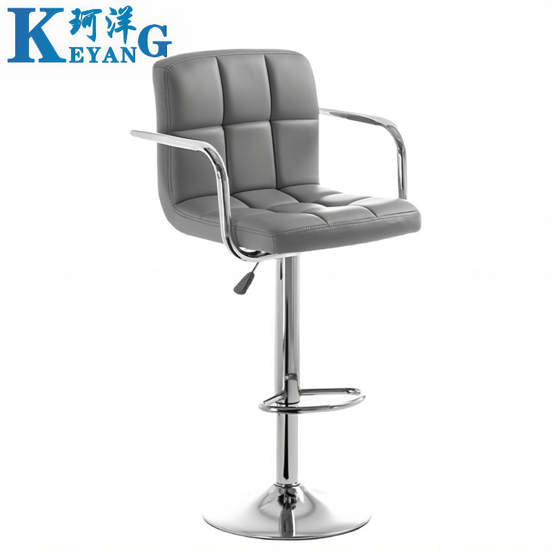 珂洋 吧台椅 高款(灰色) 把高清大图
