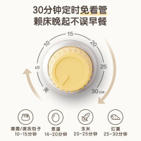 小熊(Bear)煮蛋器双层蒸蛋器蒸煮一体机家用早餐机迷你小型智能定时防干烧自动断电蒸锅蒸鸡蛋神器ZDQ-C14F3