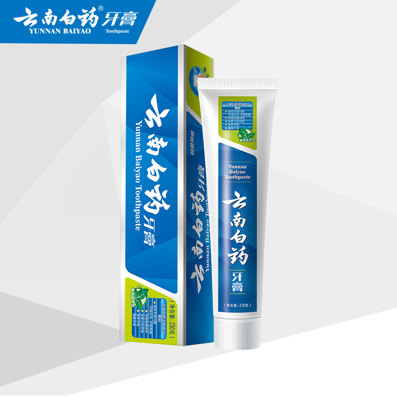 云南白药牙膏 210g*3支 薄荷清爽型 口味纯正 家庭刚需高清大图