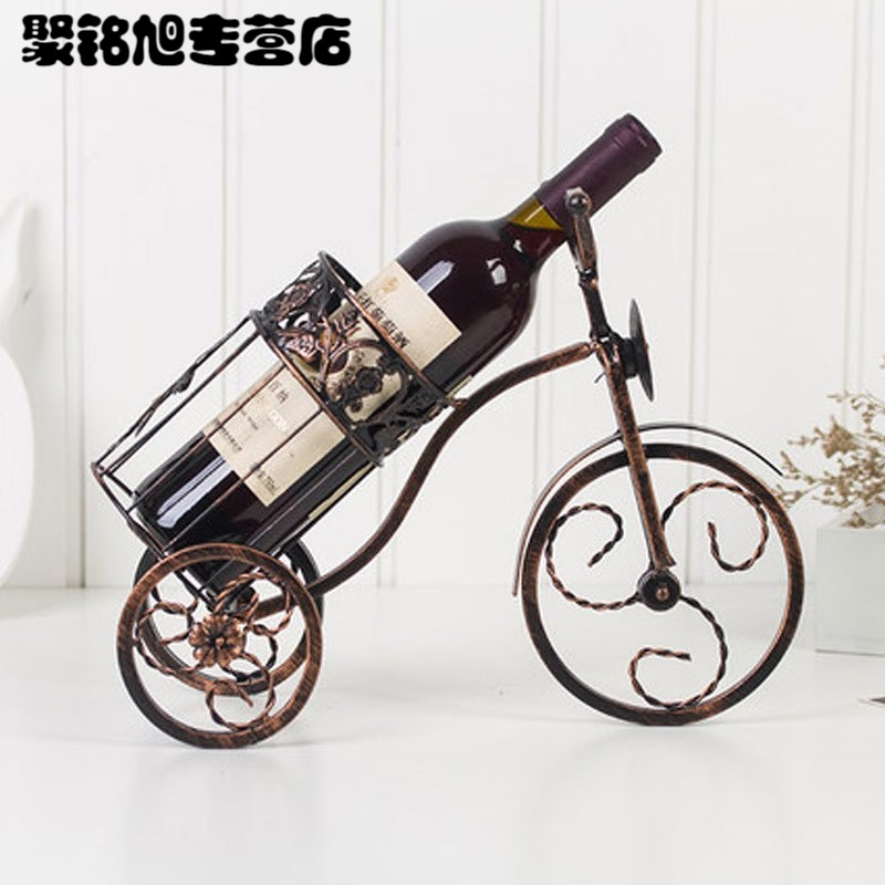 欧式红酒架 摆件 家居客厅办公室酒柜装饰品 抖音创意工艺品家装建材及五金住宅家具架类酒架