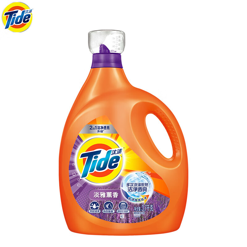 汰渍2合1淡雅薰香洗衣液3.7kg z