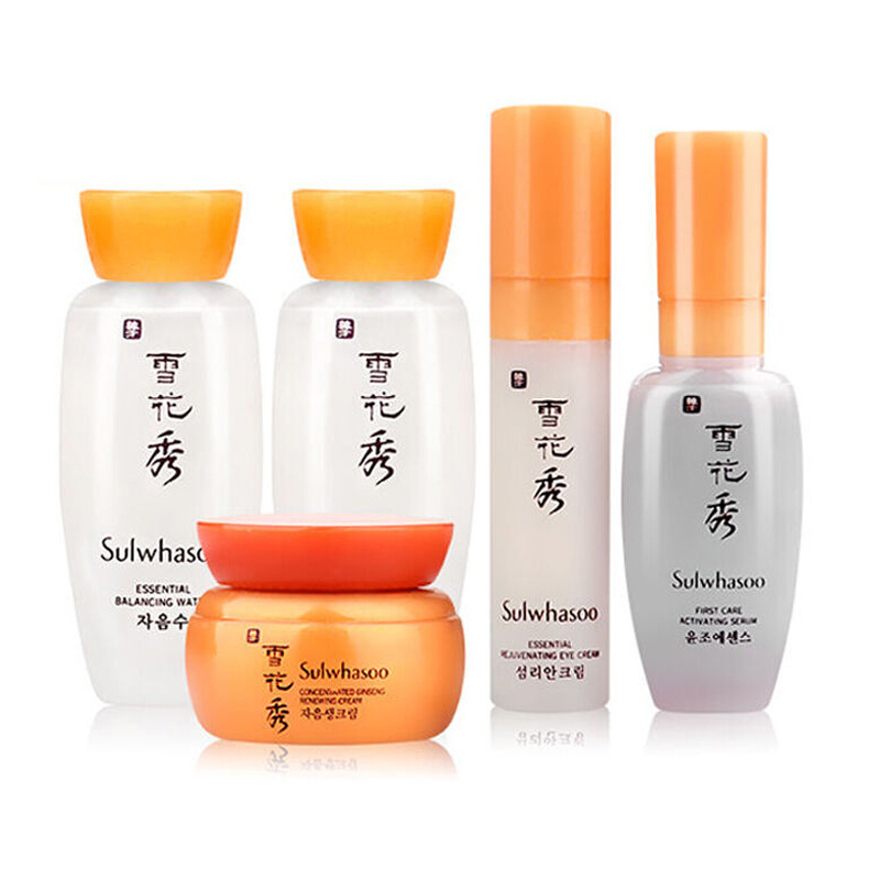 sulwhasoo 雪花秀 雪花秀套装 提拉紧致平衡保湿 中小样五件套滋 滋阴