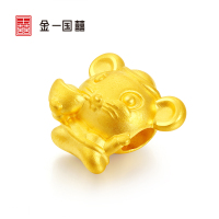 金一国囍足金3D硬金精灵鼠路路通吊坠男女宝宝通用(定价)ACD055