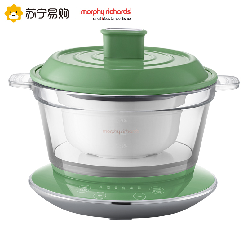 摩飞电器(Morphyrichards)MR9080多功能锅养生锅 家用定时预约电炖锅电炖盅炖汤电煮锅煮粥锅 翡冷翠