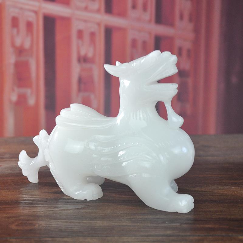 美帮汇貔貅摆件客厅玉石皮丘店铺开业礼品高清大图
