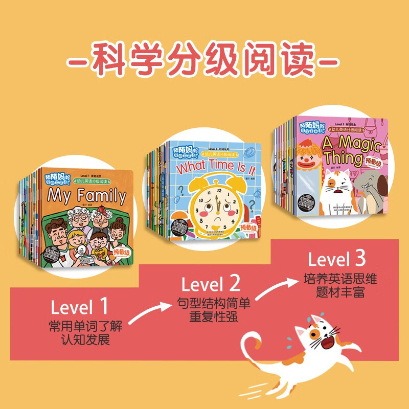[正版]英语分级阅读绘本(全30册)3-12岁 扫码同步视频 一二四年级3-6-8-12岁儿童英文分级启蒙有声 幼儿英高清大图