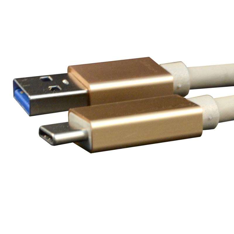 酷比客(L-CUBIC) LCCPUSB3CMAMWH-1M USB转接线USB3.0AM-Type C白1M