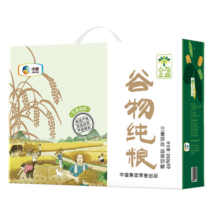 中粮金盈谷物纯粮礼盒高清大图