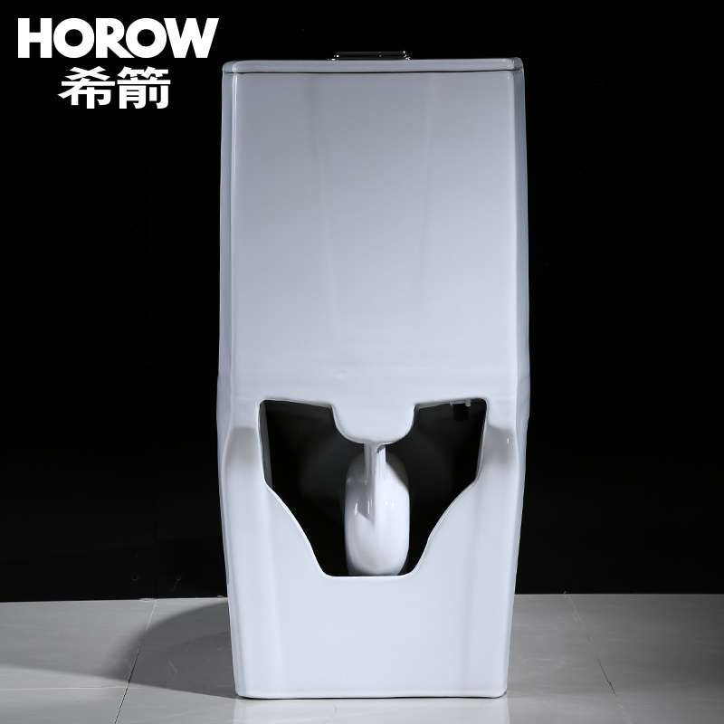 HOROW希箭卫浴马喷射桶虹吸抽水马桶座便器静音深水封大冲力坐便器全管道施釉